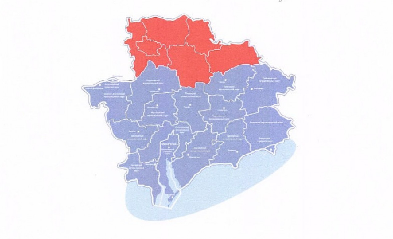 Границы запорожской области карта