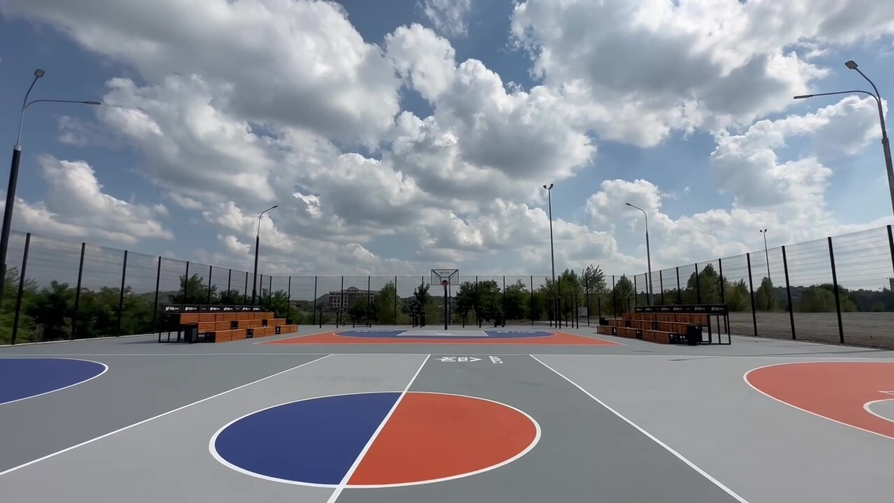 Промсвязьбанк открыл в новых регионах четыре баскетбольные площадки