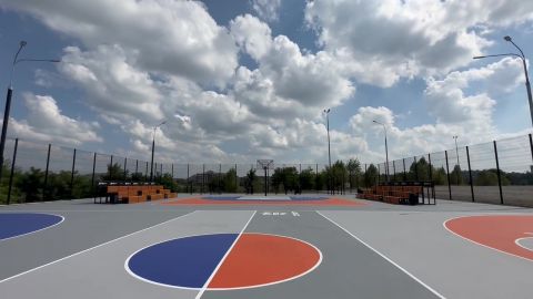 Промсвязьбанк открыл в новых регионах четыре баскетбольные площадки