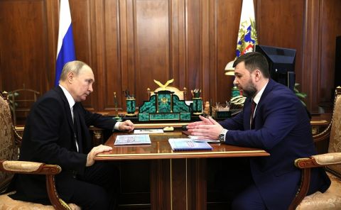 Путин с Пушилиным обсудили проблемы ДНР