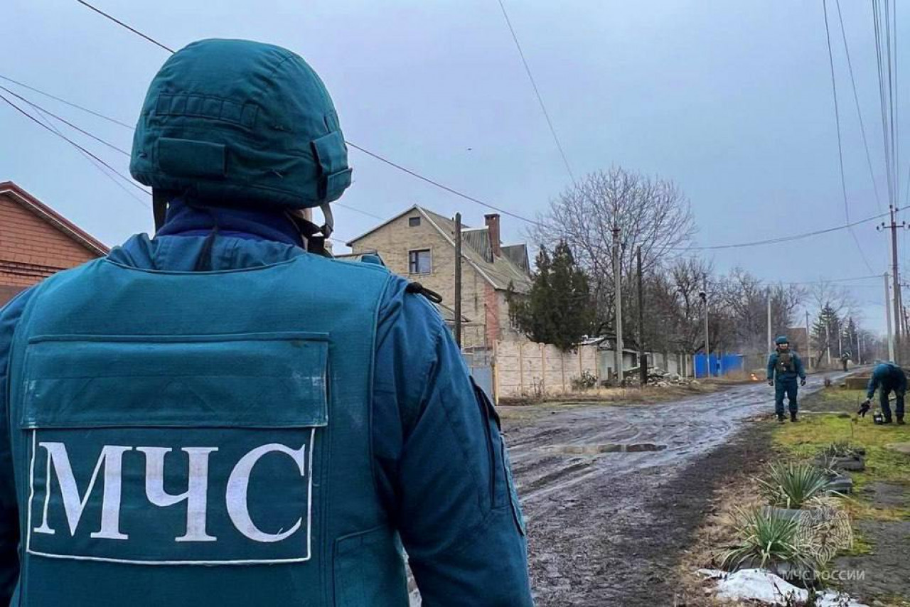 В Донецке на украинской мине подорвался сапер