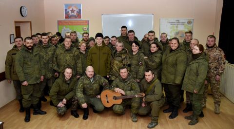 SHAMAN записал голоса военнослужащих для новой песни в Луганске