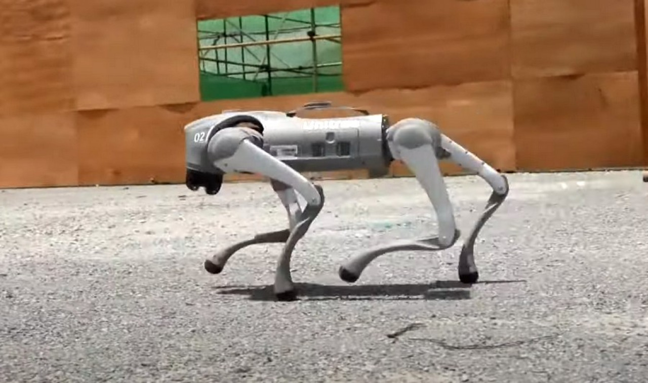 Китайцы показали псов-роботов на военных учениях