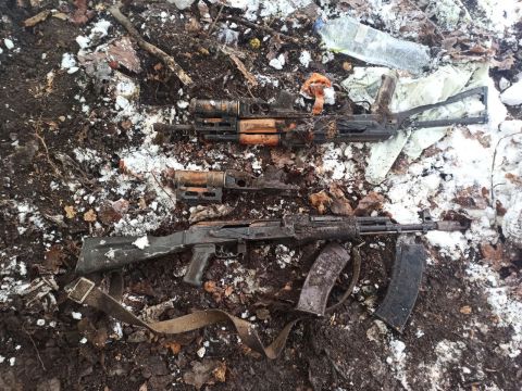 Боеприпасы и оружие нашли в одной из шахт в ЛНР